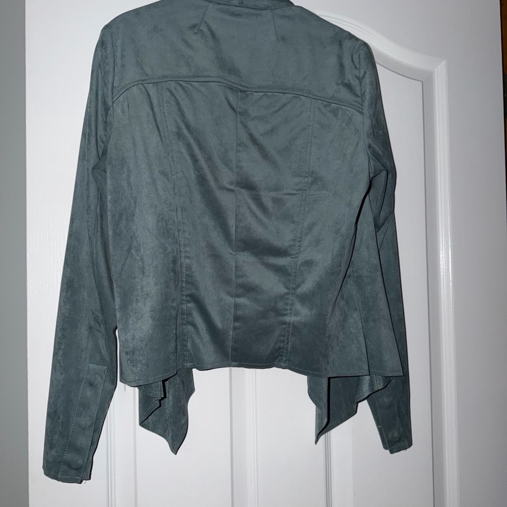 Edyson drape front jacket. - Picture 3 of 8